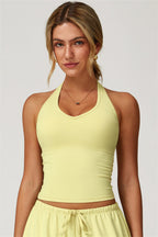 The Sprint Halter Tank Top